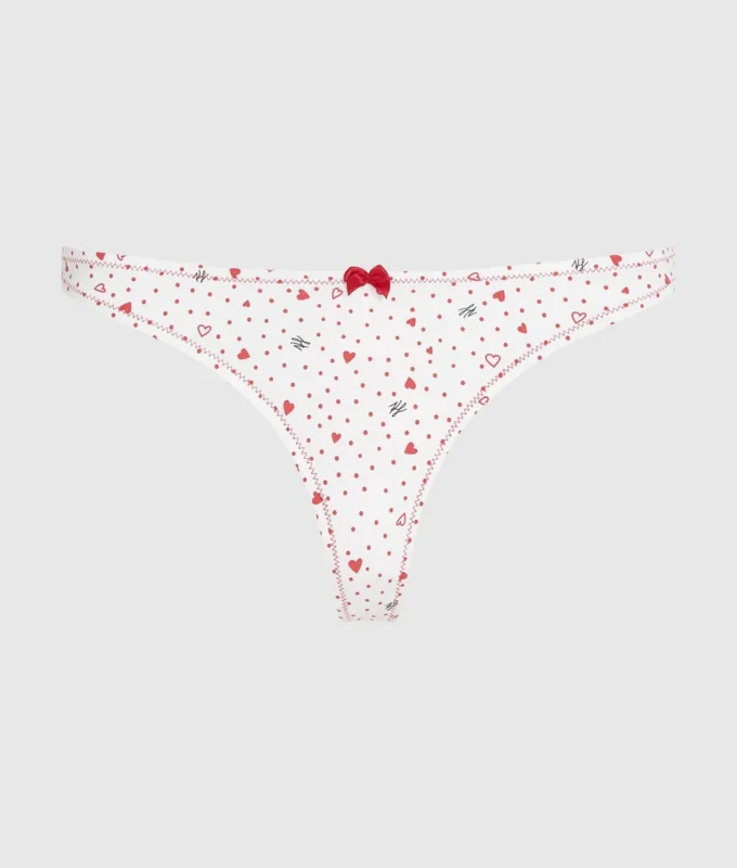 Tanga mit Herzprint Tanga mit Herzprint