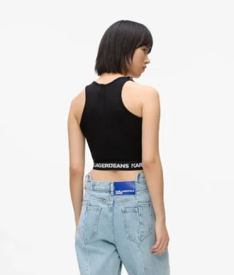 Tanktop mit Logo-Band
