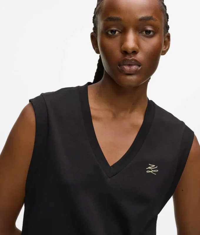 Tanktop mit V-Ausschnitt Tanktop mit V-Ausschnitt