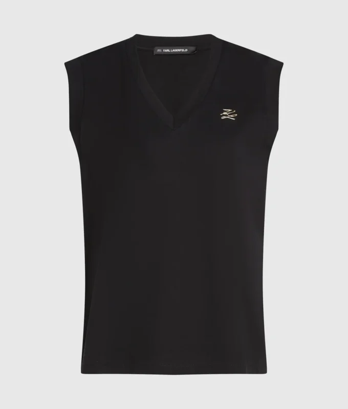 Tanktop mit V-Ausschnitt Tanktop mit V-Ausschnitt