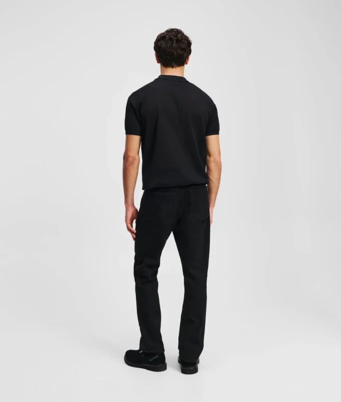 Tapered Jeans mit Reißverschlussdetail