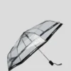 TRANSPARENTER REGENSCHIRM MIT LOGO TRANSPARENTER REGENSCHIRM MIT LOGO
