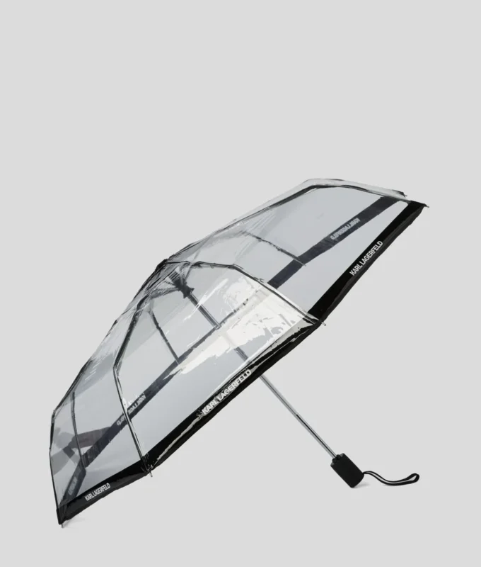 TRANSPARENTER REGENSCHIRM MIT LOGO TRANSPARENTER REGENSCHIRM MIT LOGO