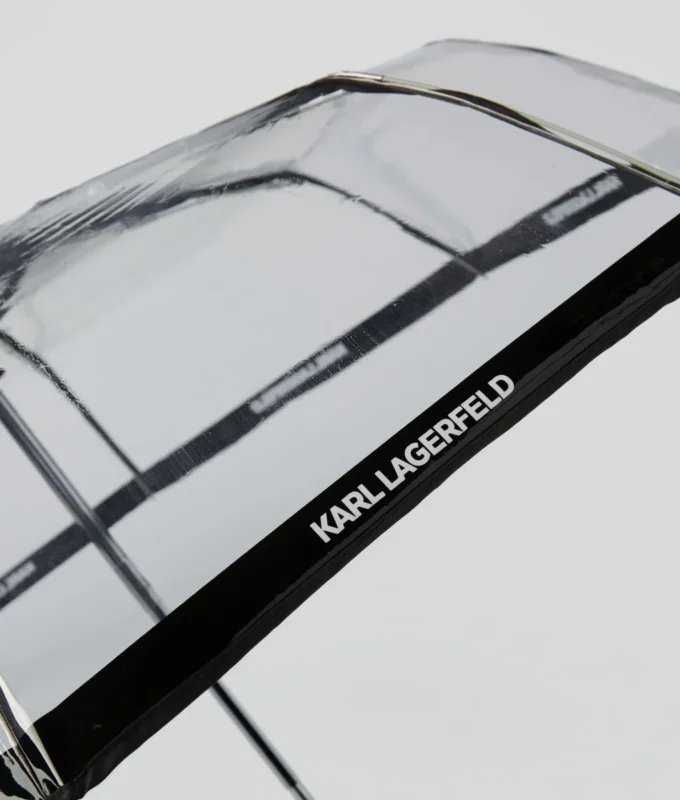 TRANSPARENTER REGENSCHIRM MIT LOGO TRANSPARENTER REGENSCHIRM MIT LOGO