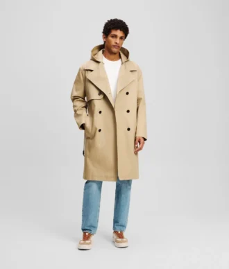 TRENCHCOAT MIT KAPUZE