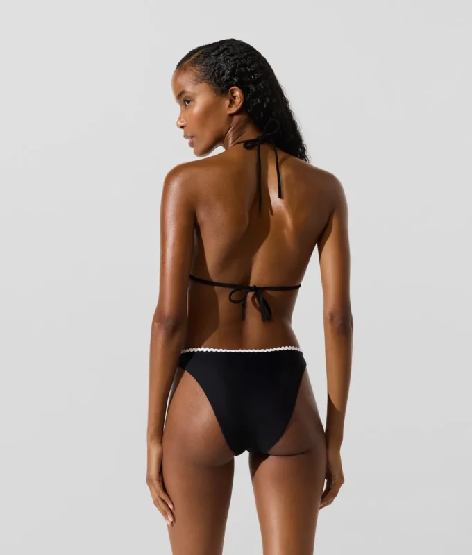 Triangel-Bikini-Oberteil mit Wellenkante Triangel-Bikini-Oberteil mit Wellenkante