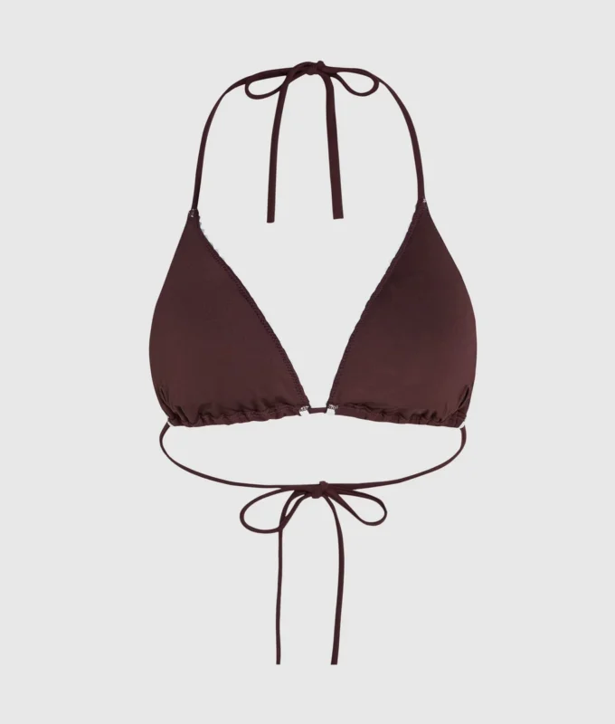 Triangel-Bikini-Oberteil mit Wellenkante Triangel-Bikini-Oberteil mit Wellenkante