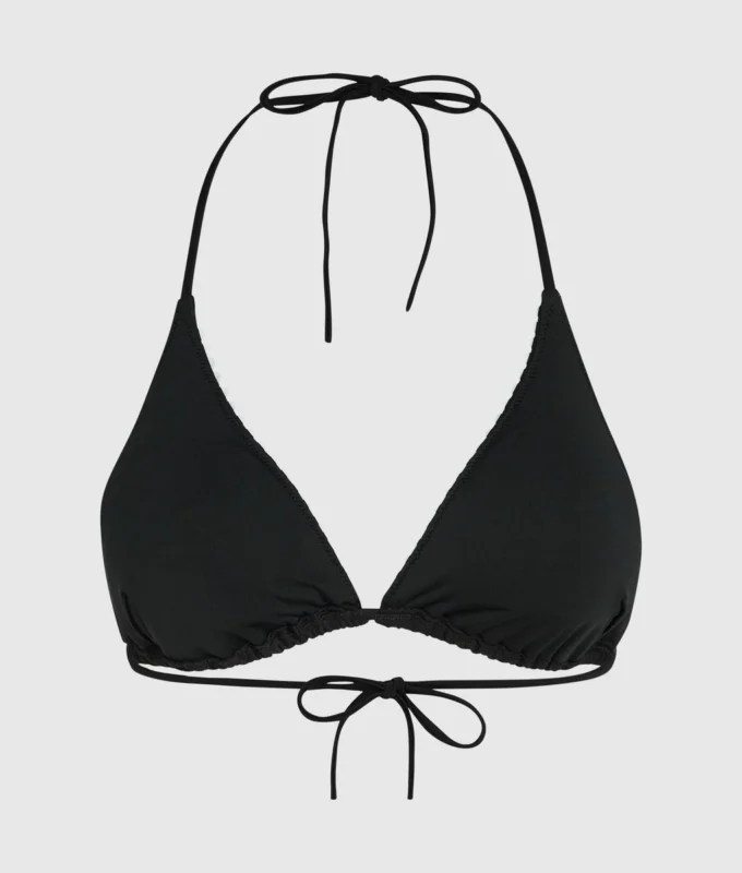 Triangel-Bikini-Oberteil mit Wellenkante Triangel-Bikini-Oberteil mit Wellenkante