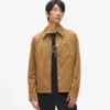 Truckerjacke aus Kunstwildleder Truckerjacke aus Kunstwildleder