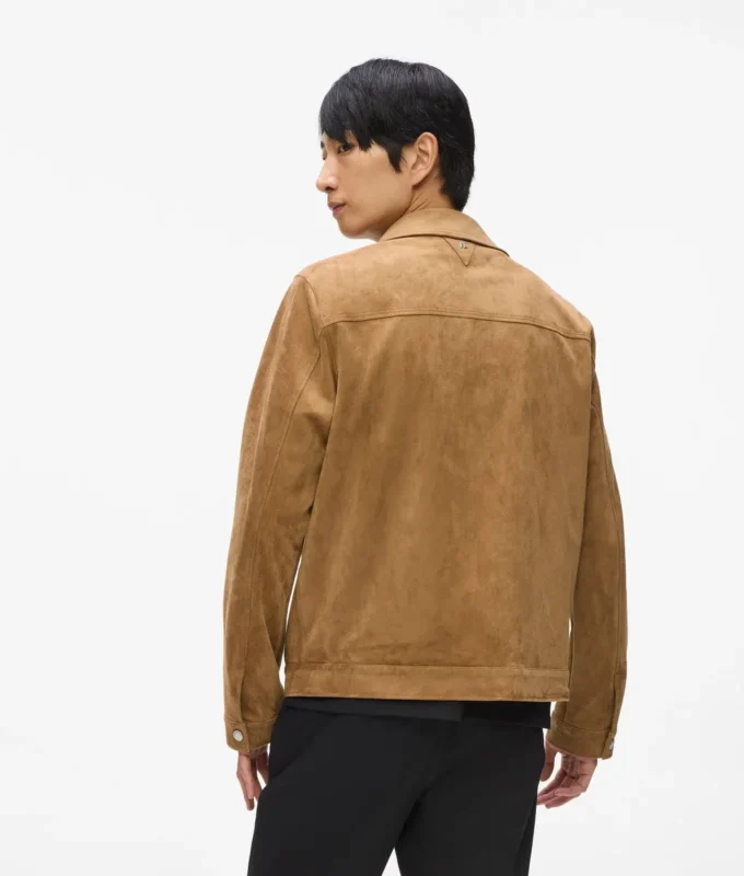 Truckerjacke aus Kunstwildleder Truckerjacke aus Kunstwildleder