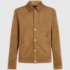 Truckerjacke aus Kunstwildleder Truckerjacke aus Kunstwildleder