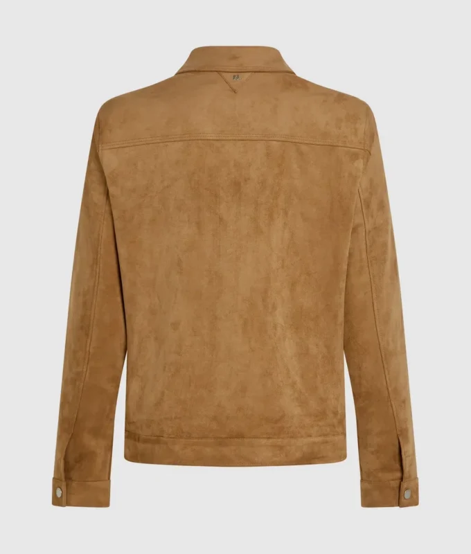 Truckerjacke aus Kunstwildleder Truckerjacke aus Kunstwildleder