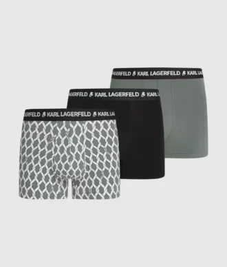 Trunks mit Knotenprint – 3er-Pack