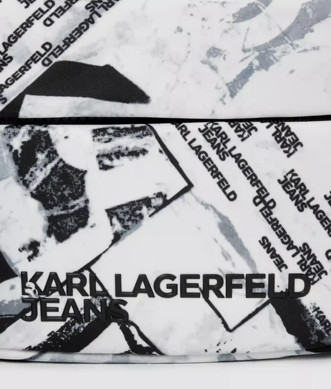 Umhängetasche mit durchgehendem Grafikprint