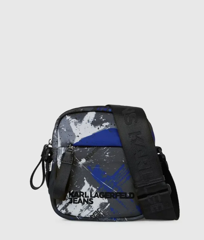 Umhängetasche mit Graffiti-Print Umhängetasche mit Graffiti-Print