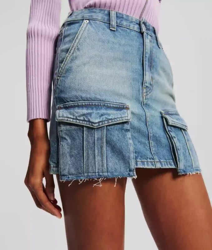 UTILITY DENIM MINIROCK