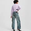 UTILITY MID-RISE RELAXED JEANS