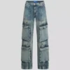 UTILITY MID-RISE RELAXED JEANS