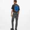 Vintage-Waschung, konisch zulaufende Jeans Vintage-Waschung, konisch zulaufende Jeans