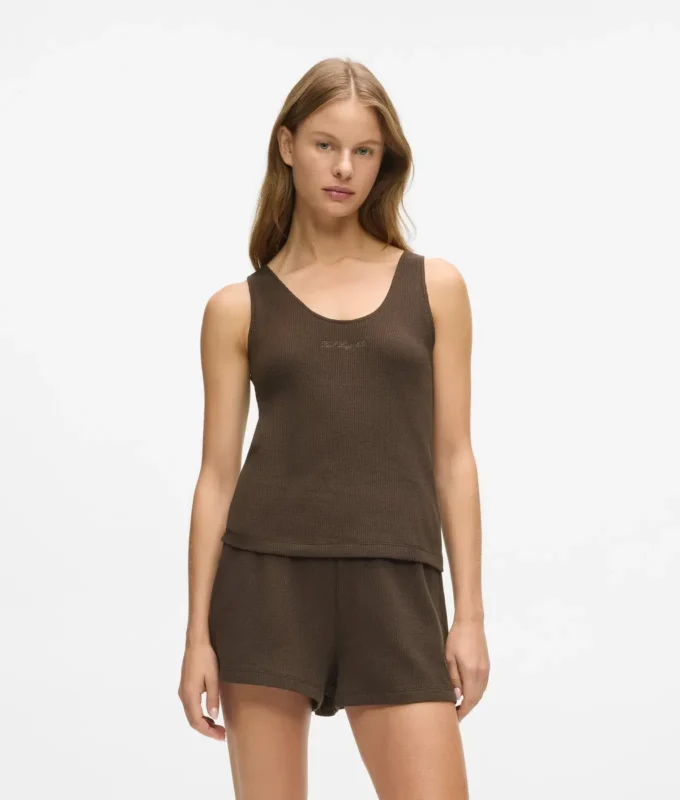 Waffel-Loungewear-Tanktop Waffel-Loungewear-Tanktop