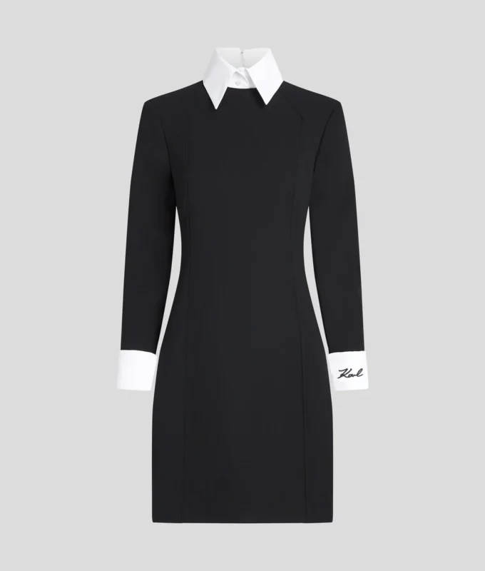 WEISSES KRAWATTENKLEID WEISSES KRAWATTENKLEID
