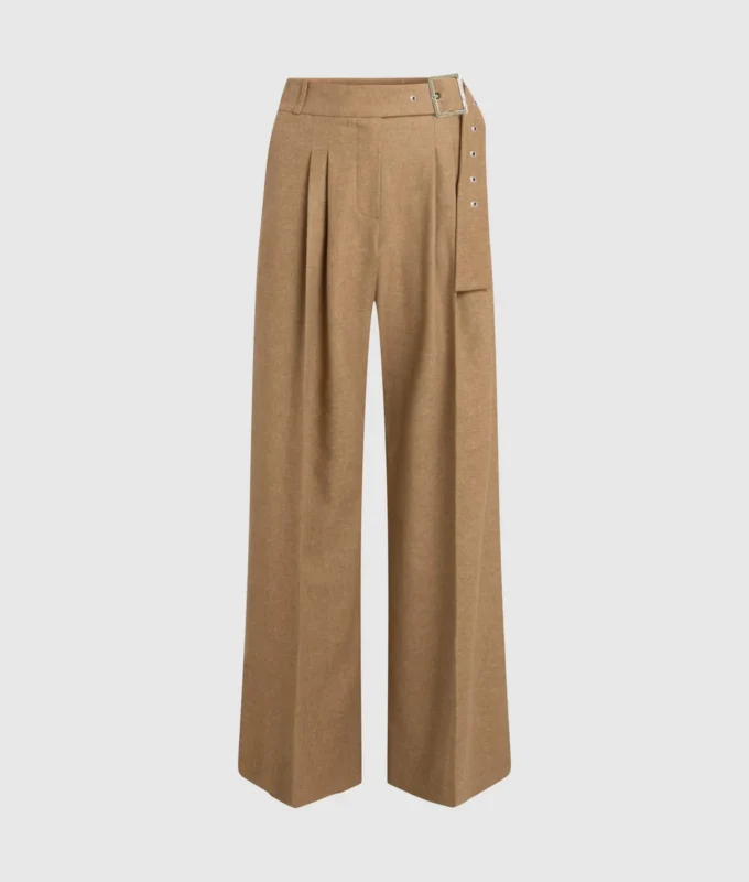 Weite Hose aus Wollmischung Weite Hose aus Wollmischung