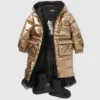 Wendbare Daunenjacke für Mädchen Wendbare Daunenjacke für Mädchen