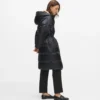 Wendbare lange Daunenjacke