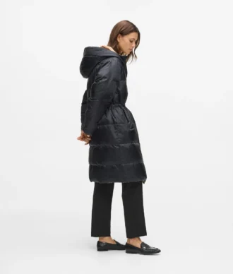 Wendbare lange Daunenjacke