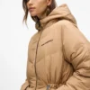 Wendbare lange Daunenjacke