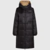 Wendbare lange Daunenjacke