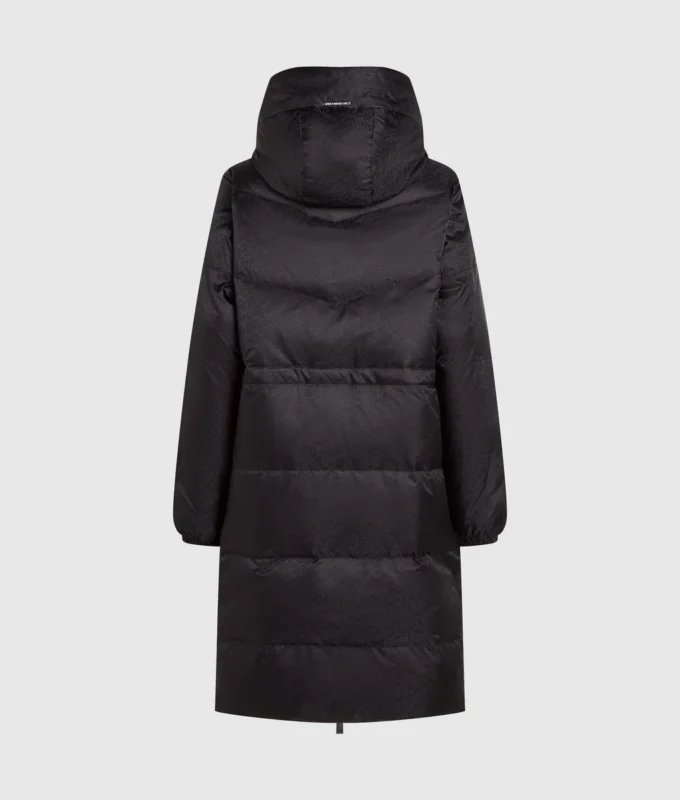 Wendbare lange Daunenjacke