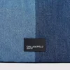 Zweifarbige Denim-Shopper