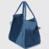 Zweifarbige Denim-Shopper