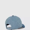 Zweifarbige helle Denim-Kappe